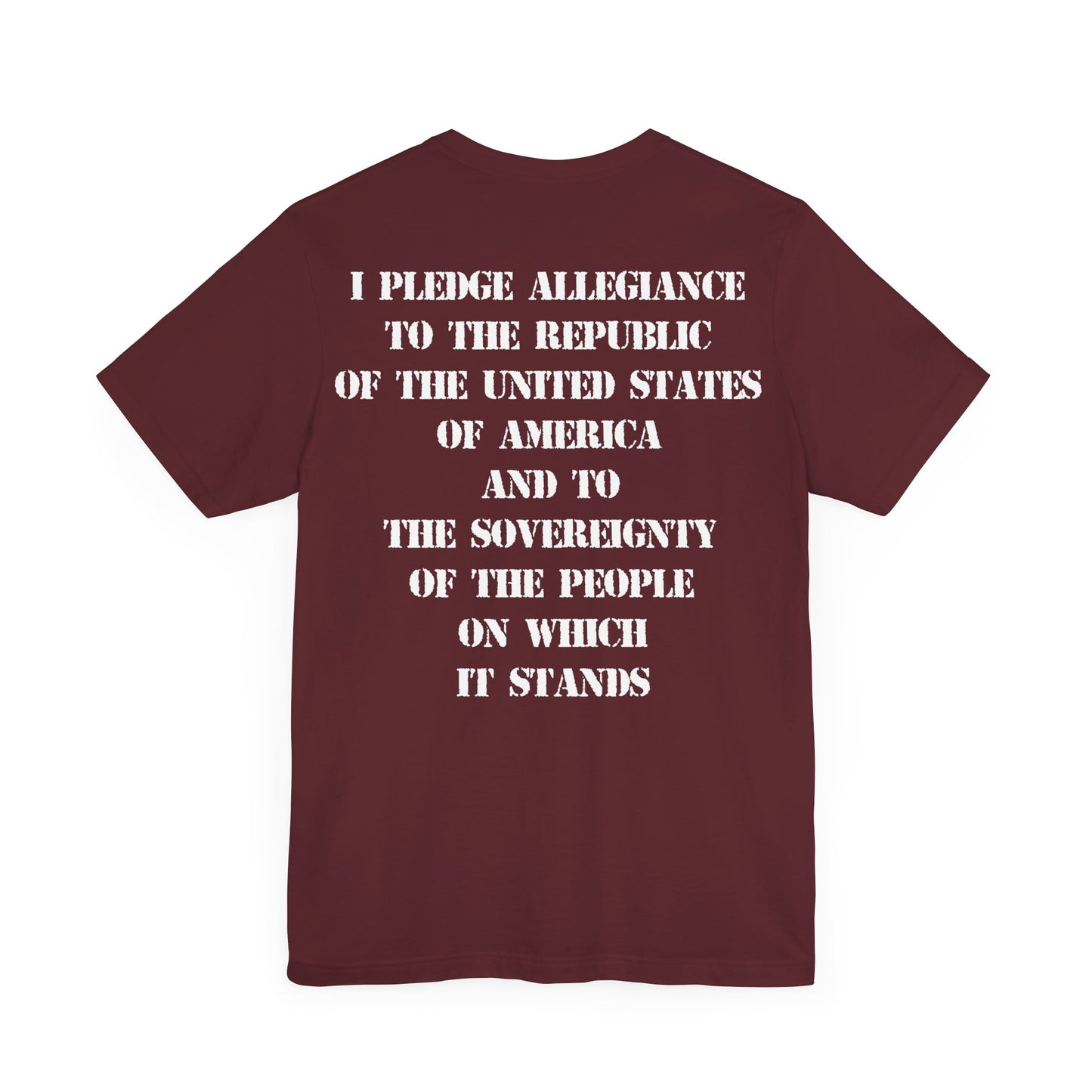 We the Sovereign People and the Minuteman and Pledge of Allegiance to the Sovereignty of the People on Which the United States Republic Stands