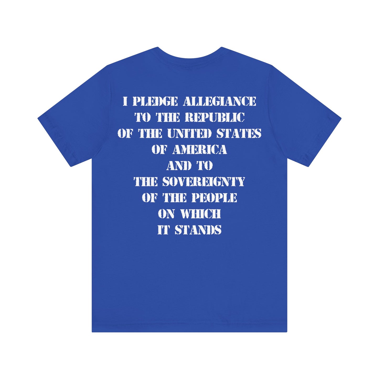 We the Sovereign People and the Minuteman and Pledge of Allegiance to the Sovereignty of the People on Which the United States Republic Stands