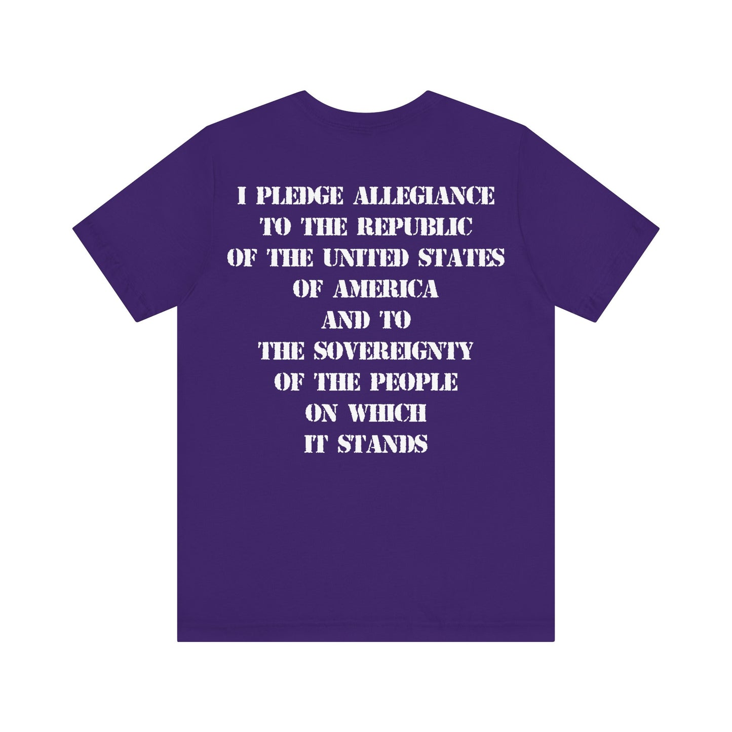We the Sovereign People and the Minuteman and Pledge of Allegiance to the Sovereignty of the People on Which the United States Republic Stands
